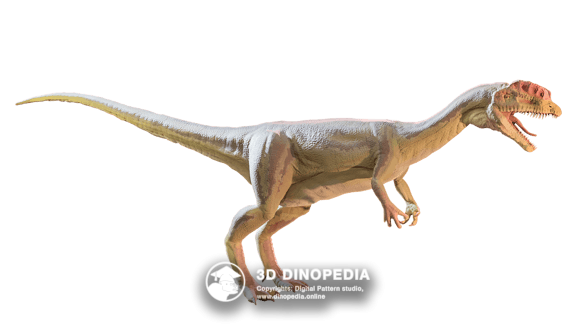 Jurassic period Dilophosaurus | 3D Dinopedia