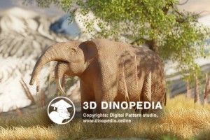 Neogene period Deinotherium 3D Dinopedia