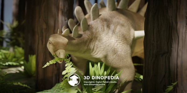 Jurassic period Kentrosaurus 3D Dinopedia