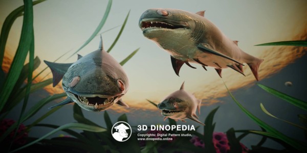 Silurian period Nerepisacanthus 3D Dinopedia