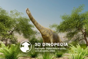 Jurassic period Giraffatitan 3D Dinopedia