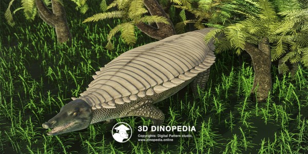 Triassic period Typothorax 3D Dinopedia
