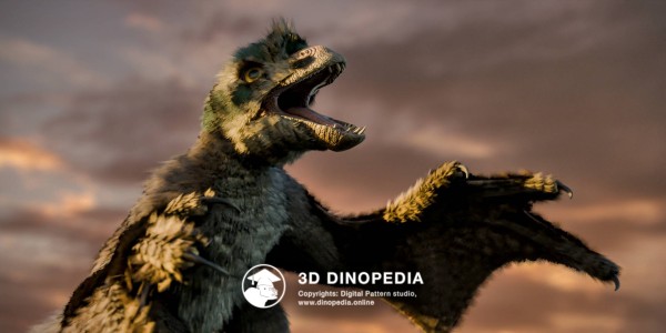 Jurassic period Epidexipteryx 3D Dinopedia
