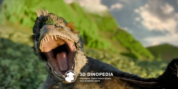 Jurassic period Epidexipteryx 3D Dinopedia