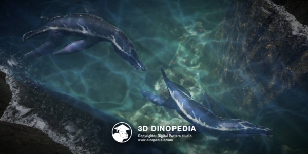 Jurassic period Pliosaurus 3D Dinopedia