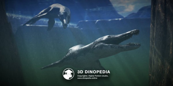 Jurassic period Pliosaurus 3D Dinopedia