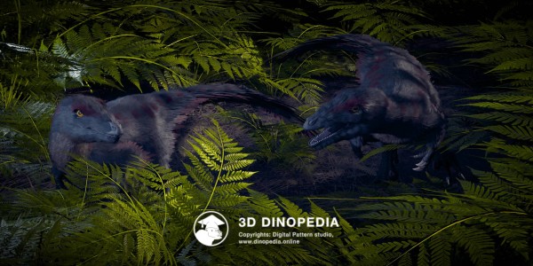 Cretaceous period Troodon 3D Dinopedia
