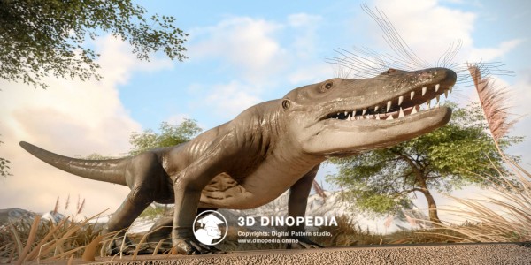 Paleogene period Ambulocetus 3D Dinopedia