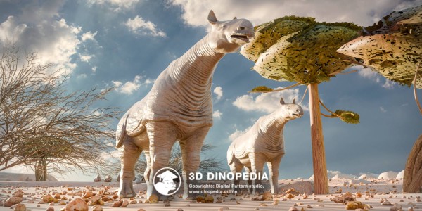 Paleogene period Paraceratherium 3D Dinopedia