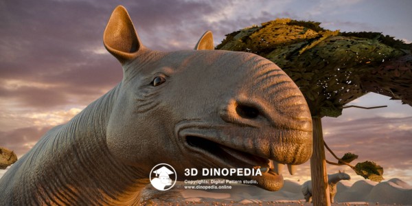 Paleogene period Paraceratherium 3D Dinopedia