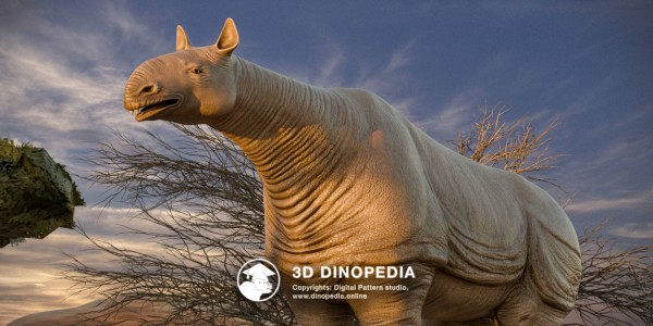 Paleogene period Paraceratherium 3D Dinopedia