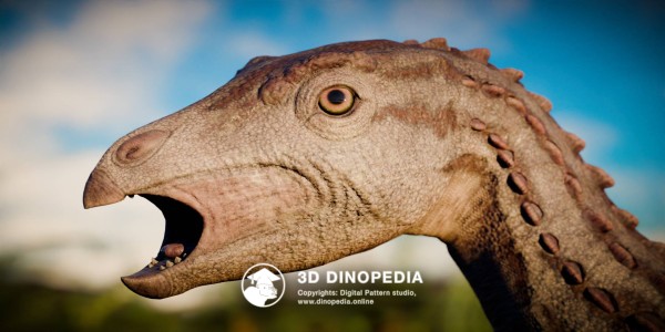 Jurassic period Scutellosaurus 3D Dinopedia