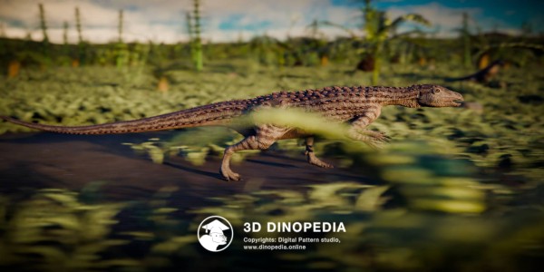 Jurassic period Scutellosaurus 3D Dinopedia