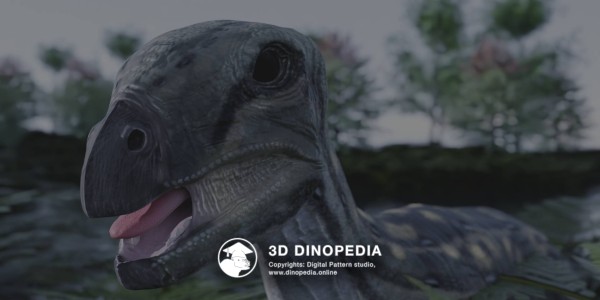 Cretaceous period Hypsilophodon 3D Dinopedia