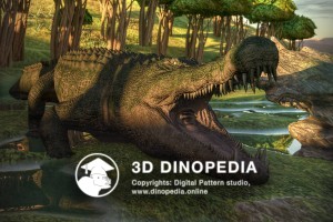 Cretaceous period Deinosuchus 3D Dinopedia