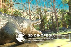 Cretaceous period Deinosuchus 3D Dinopedia