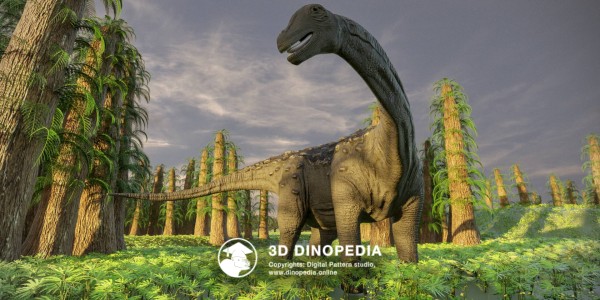 Cretaceous period Saltasaurus 3D Dinopedia