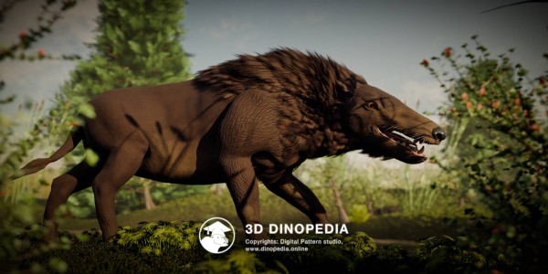 Paleogene period Andrewsarchus 3D Dinopedia