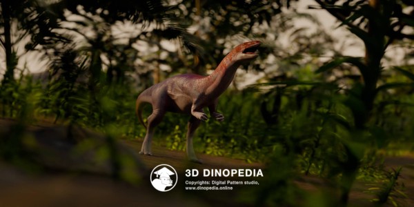 Triassic period Eoraptor 3D Dinopedia