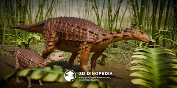Jurassic period Scelidosaurus 3D Dinopedia