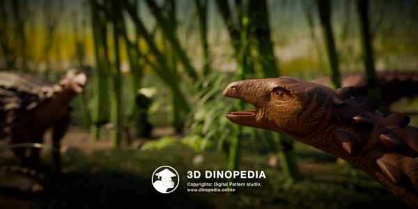 Jurassic period Scelidosaurus 3D Dinopedia