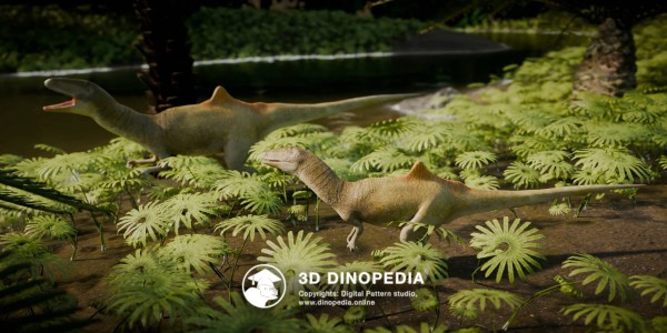 Cretaceous period Concavenator 3D Dinopedia