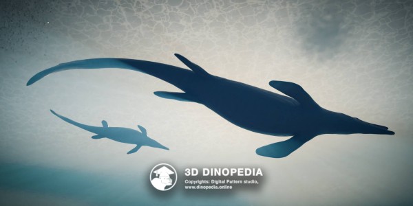 Cretaceous period Tylosaurus 3D Dinopedia