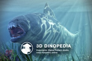 Devonian period Dunkleosteus 3D Dinopedia