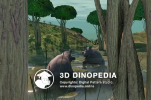 Permian period Estemmenosuchus 3D Dinopedia