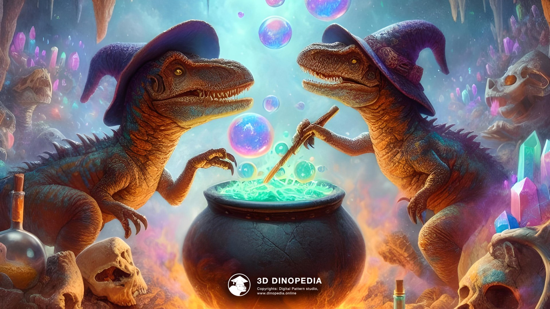 3D Dinopedia Halloween: Horror and Mystery in 3D Dinopedia