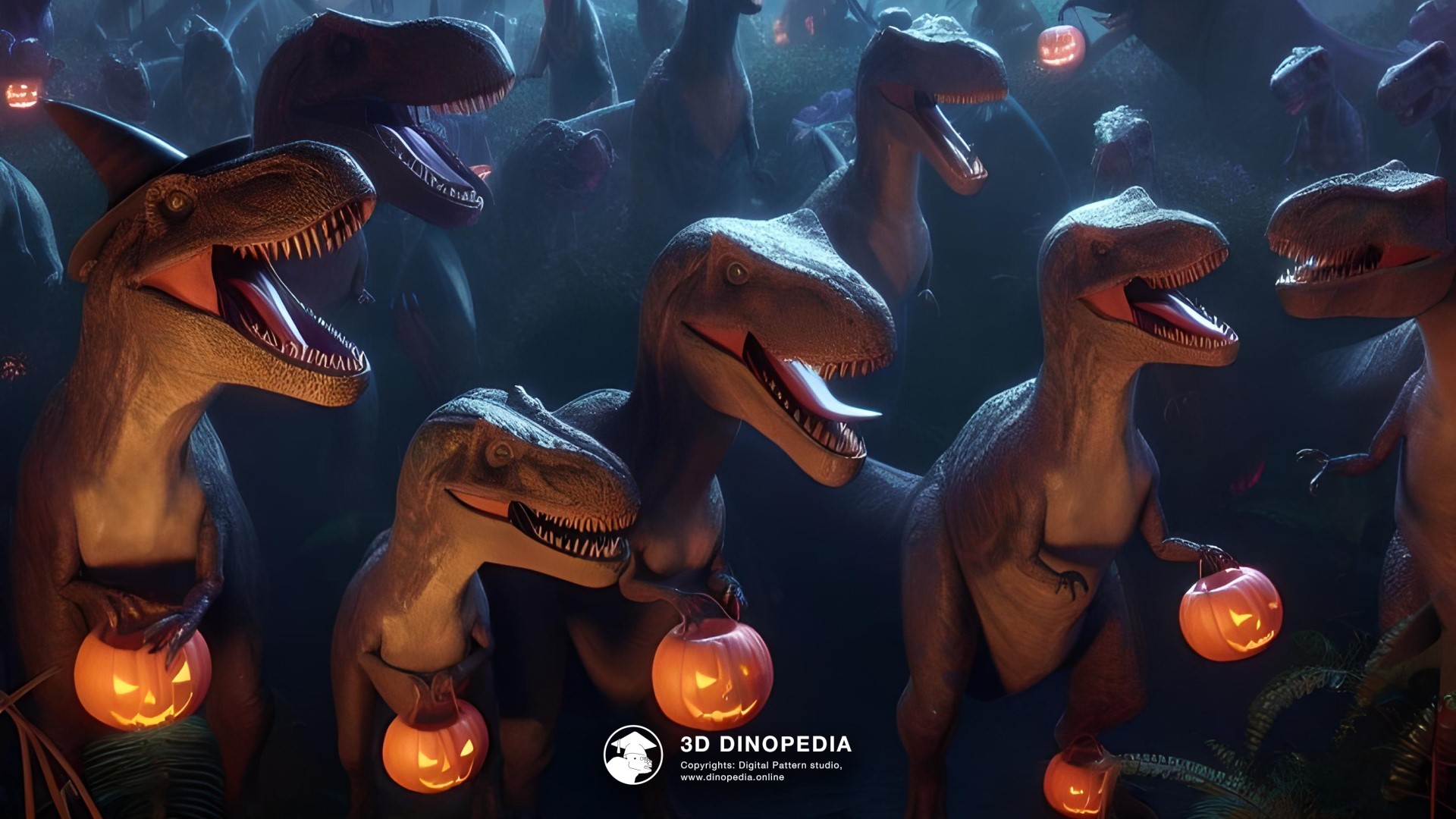 3D Dinopedia Halloween: Horror and Mystery in 3D Dinopedia