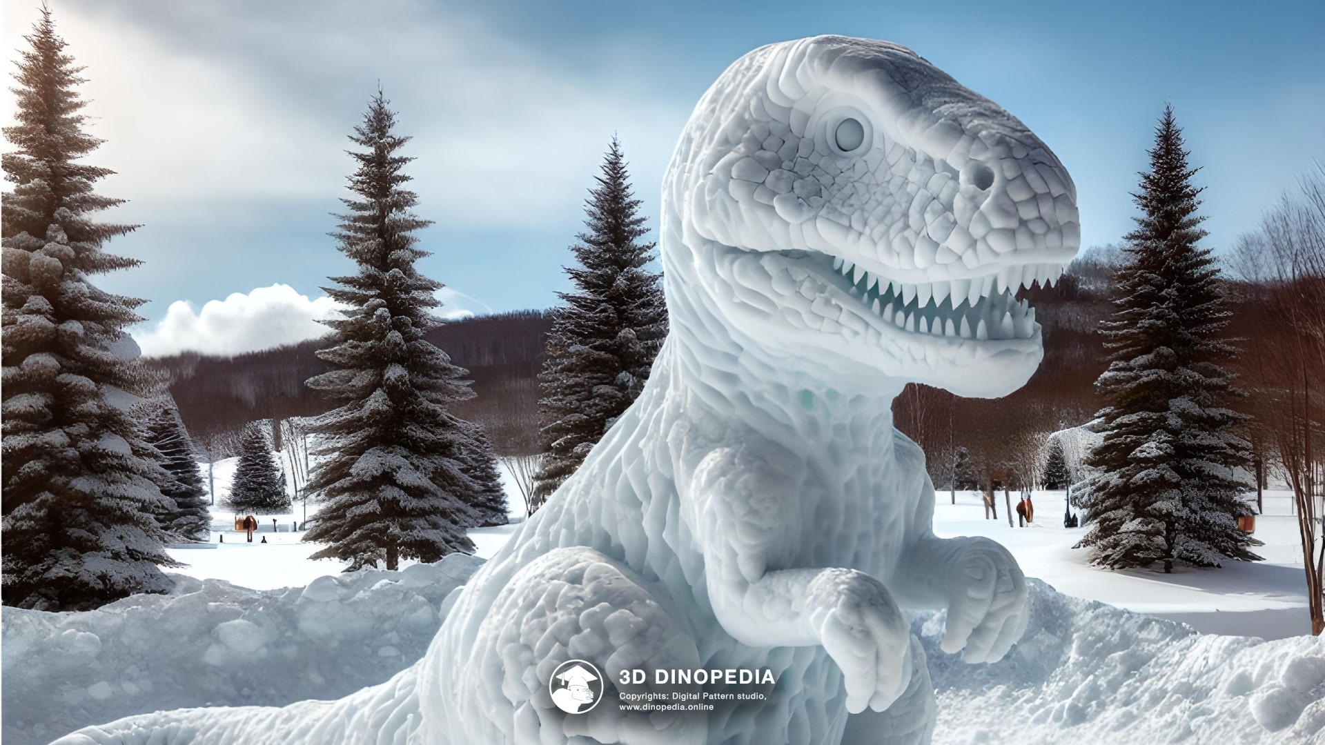 3D Dinopedia The Mysteries of the Christmas Tree - New wallpaper!
