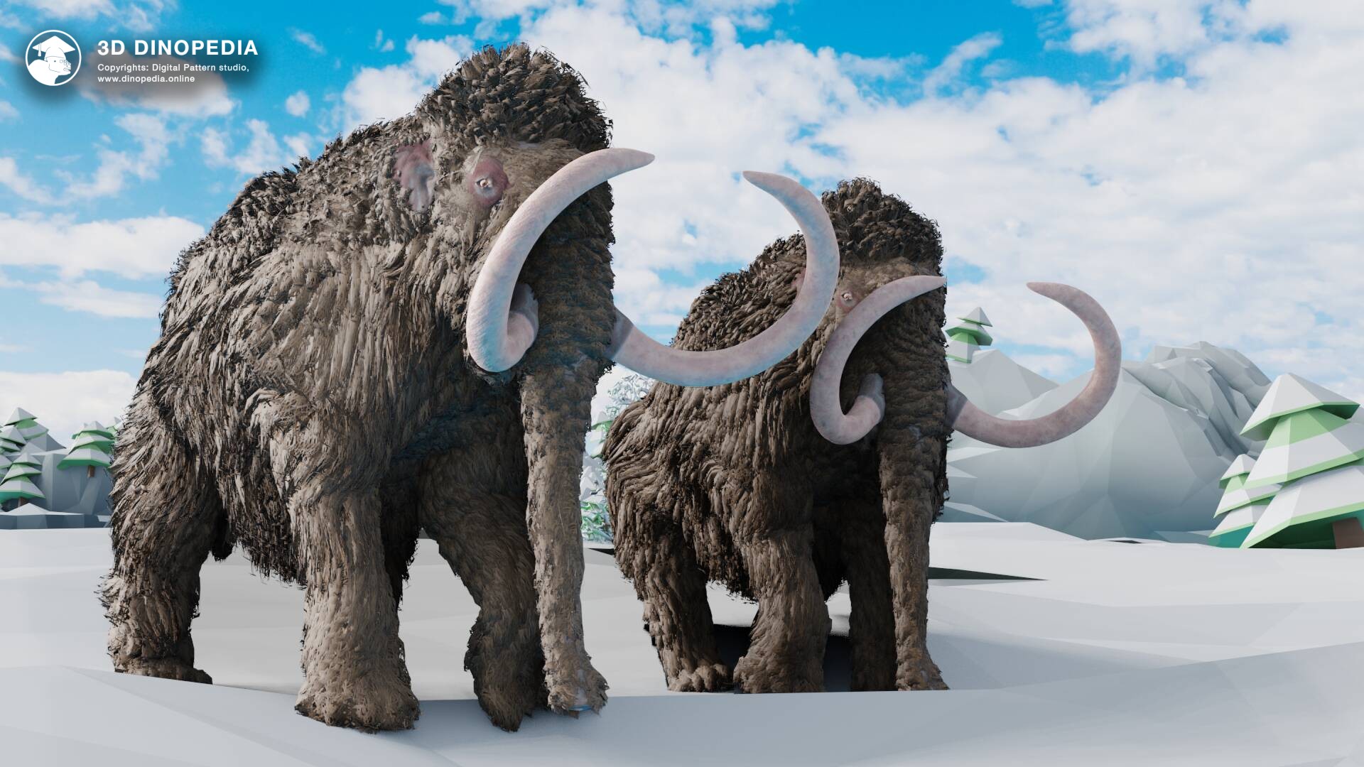 3D Dinopedia Ice Ages: Animals, Climate, and Terrain