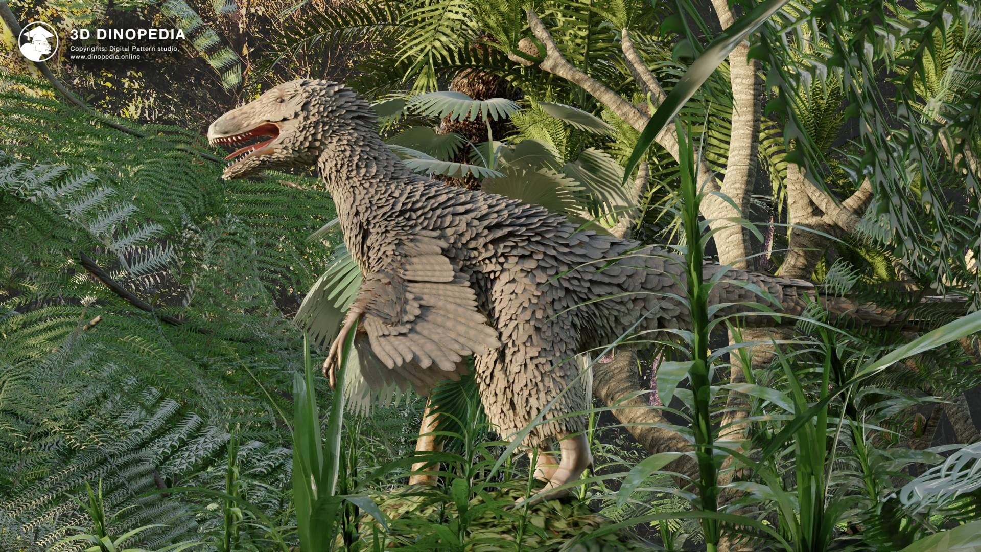 3D Dinopedia Rigid-tailed dinosaurs