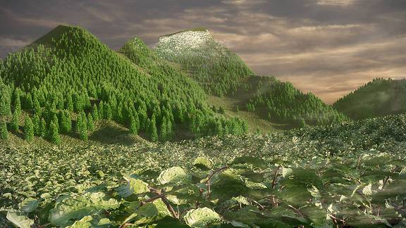 3D Dinopedia Mountain forests