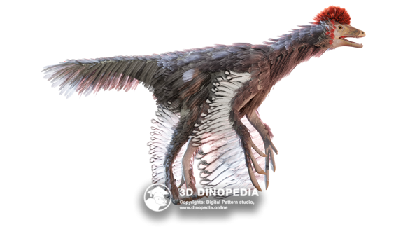 Cretaceous period Gallimimus 3D Dinopedia