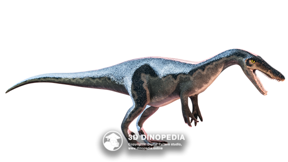 Jurassic period Monolophosaurus 3D Dinopedia