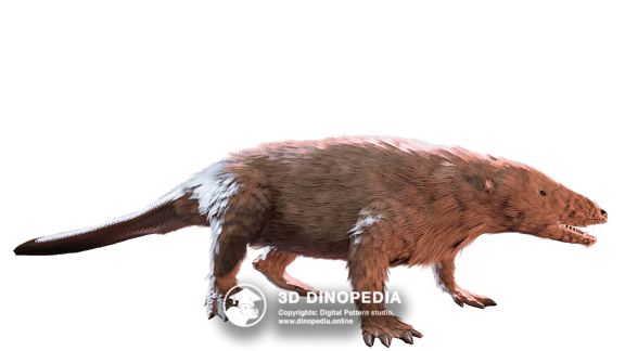 Cretaceous period Repenomamus 3D Dinopedia