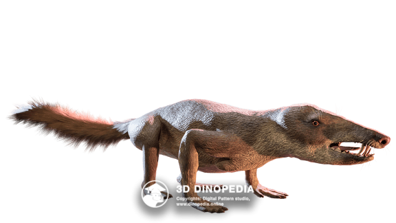 Cretaceous period Therizinosaurus 3D Dinopedia
