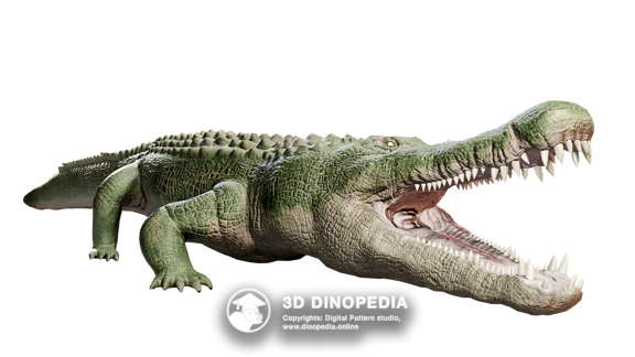 Cretaceous period Deinosuchus 3D Dinopedia