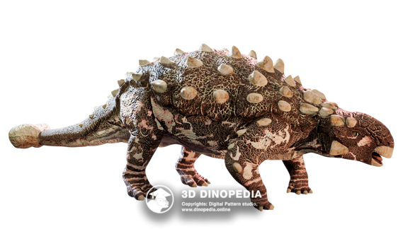 Меловой период Эвоплоцефал | 3D Dinopedia