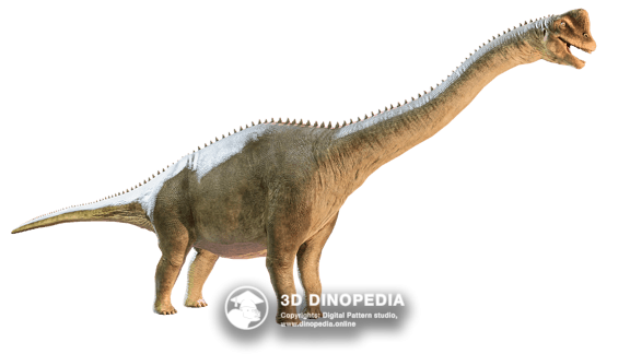 Cretaceous period Argentinosaurus 3D Dinopedia