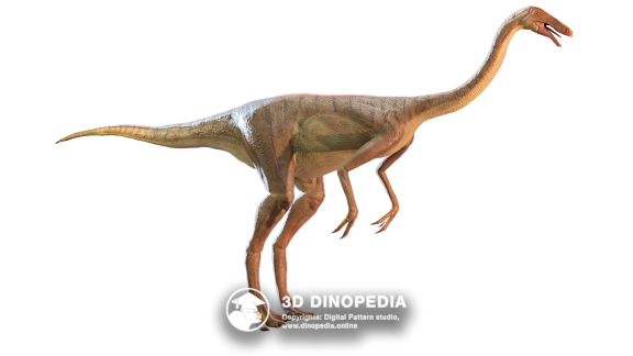 Триасовый период Проганохелис 3D Dinopedia