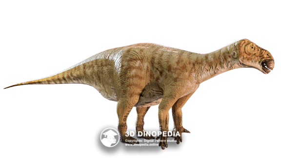 Jurassic period Monolophosaurus 3D Dinopedia