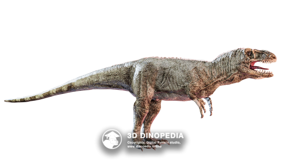 Cretaceous period Kelmayisaurus 3D Dinopedia