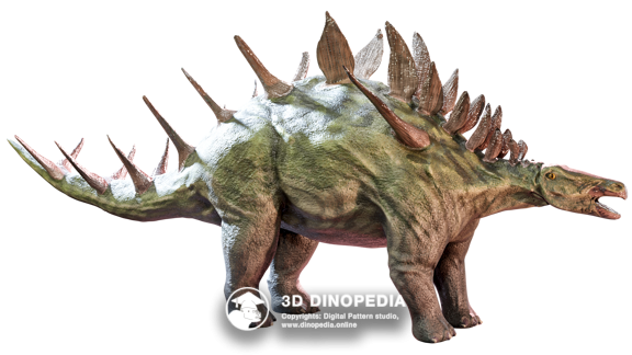 Cretaceous period Edmontosaurus 3D Dinopedia