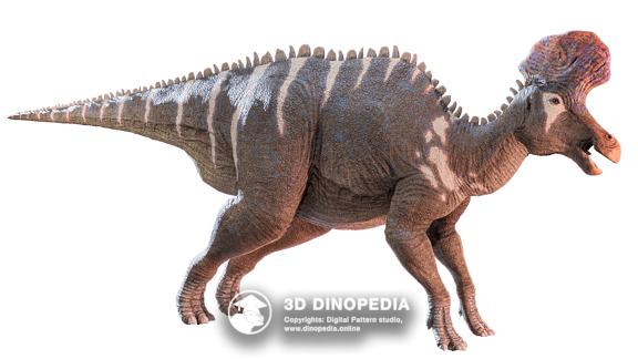 Jurassic period Cryolophosaurus 3D Dinopedia
