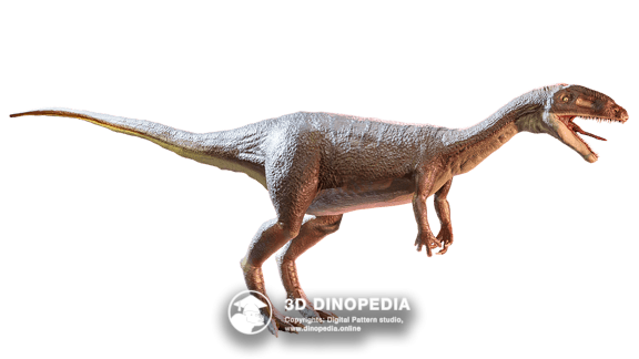 Меловой период Струтиомим 3D Dinopedia