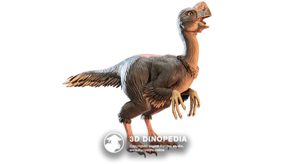 Cretaceous period Struthiomimus 3D Dinopedia