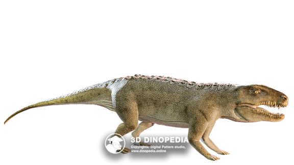 Jurassic period Compsognathus 3D Dinopedia